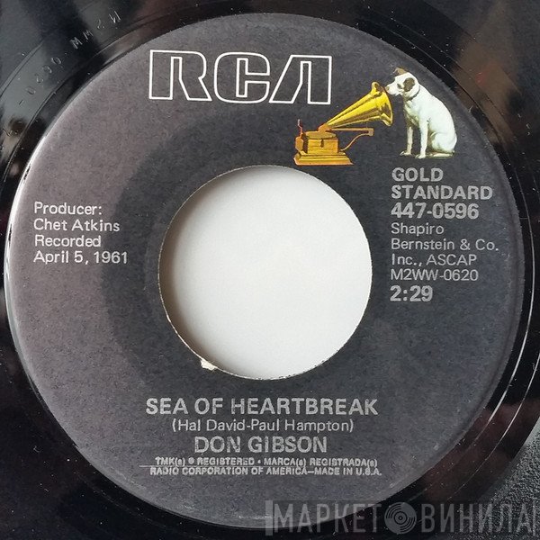 Don Gibson - Sea Of Heartbreak / Lonesome Number One