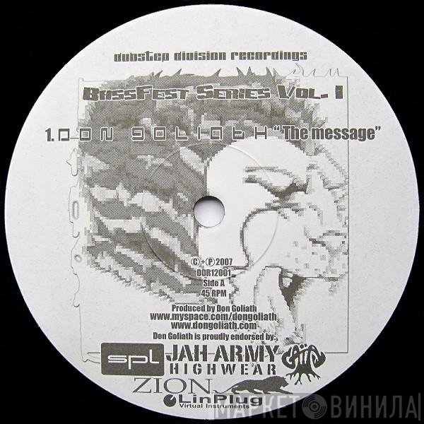 Don Goliath - Bassfest Series Vol.1