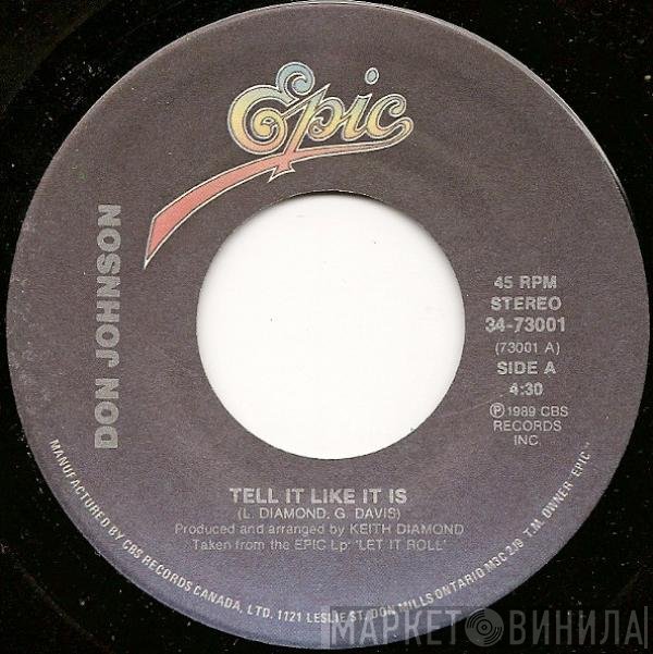 Don Johnson - Tell It Like It Is