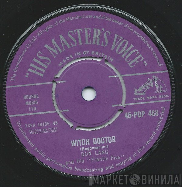 Don Lang And His Frantic Five - Witch Doctor