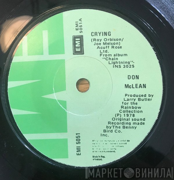 Don McLean  - Crying