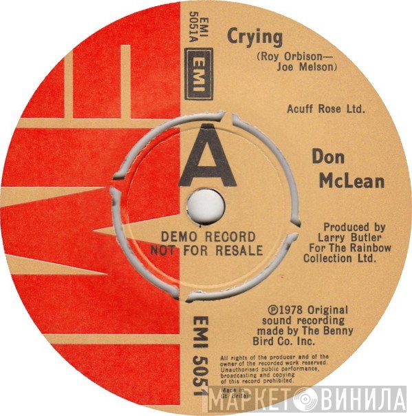 Don McLean  - Crying