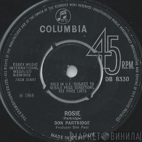 Don Partridge - Rosie