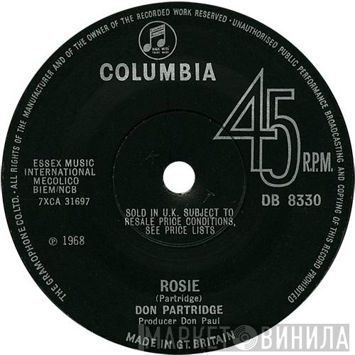 Don Partridge - Rosie