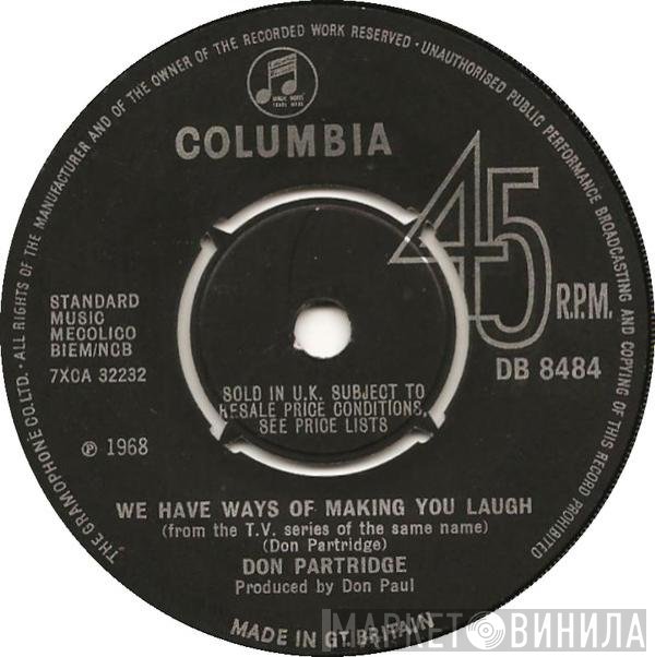 Don Partridge - Top Man / We Have Ways Of Making You Laugh