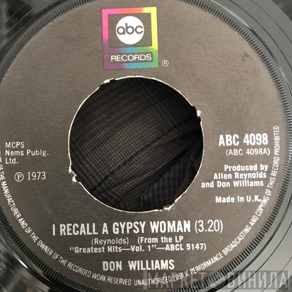 Don Williams  - I Recall A Gypsy Woman
