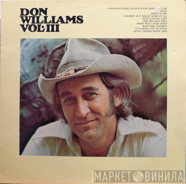 Don Williams   - Vol. III