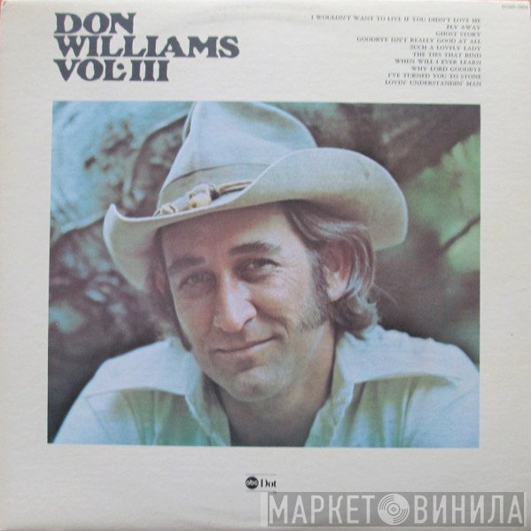 Don Williams   - Vol. III