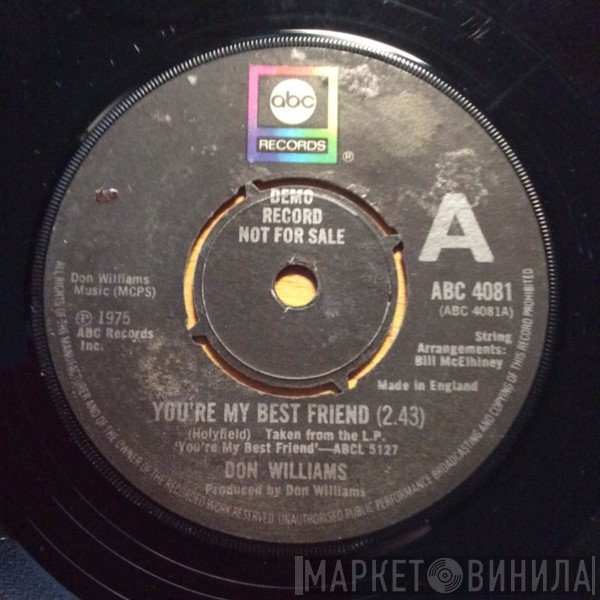 Don Williams  - You're My Best Friend