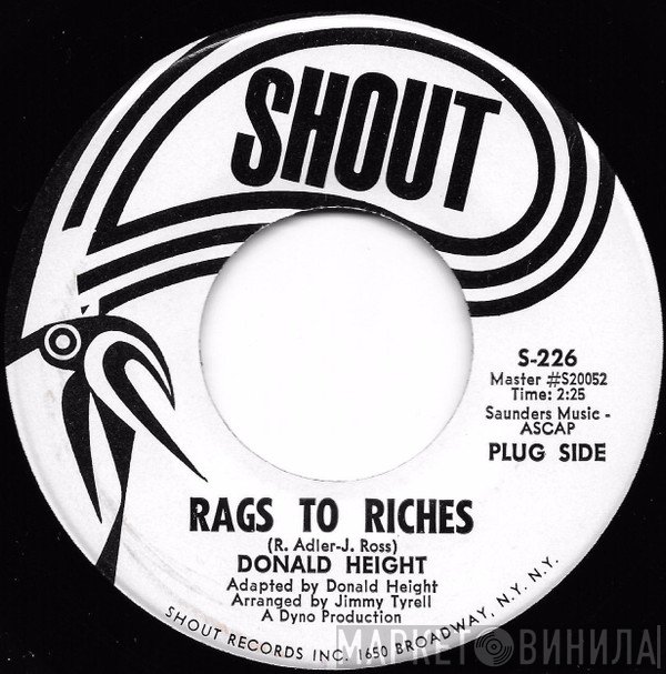 Donald Height  - Rags To Riches