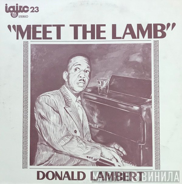 Donald Lambert - Meet The Lamb