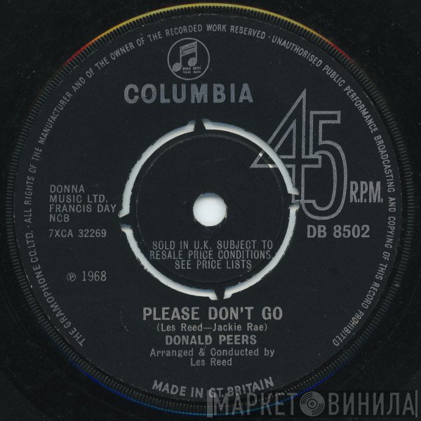 Donald Peers - Please Don't Go