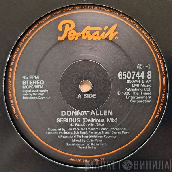 Donna Allen - Serious (Delirious Mix)