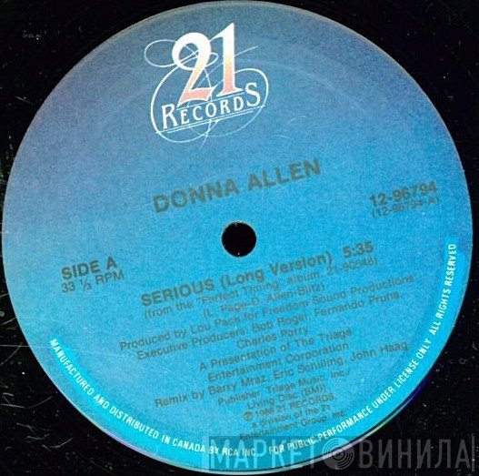 Donna Allen  - Serious