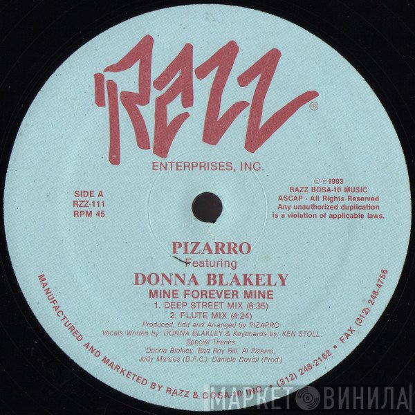 Donna Blakely, Pizarro - Mine Forever Mine