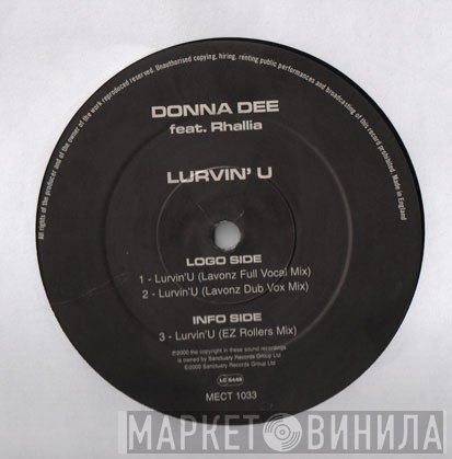 Donna Dee - Lurvin' U