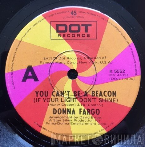 Donna Fargo - You Can't Be A Beacon (If Your Light Don't Shine)