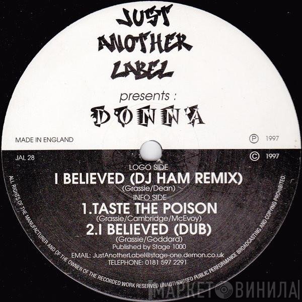 Donna - I Believed (Remix)