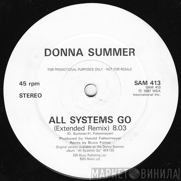 Donna Summer - All Systems Go (Extended Remix)