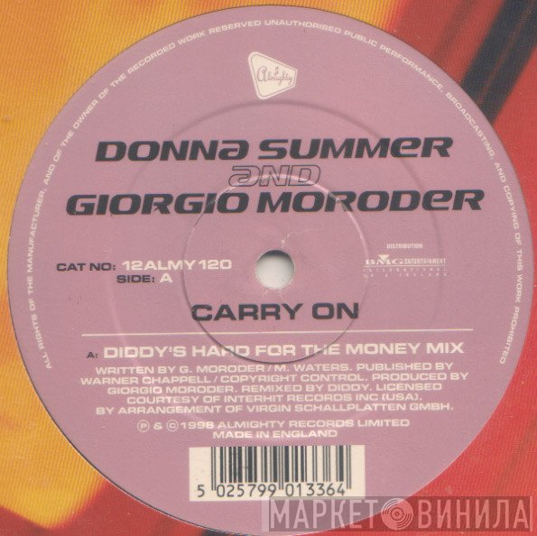 Donna Summer And Giorgio Moroder  - Carry On