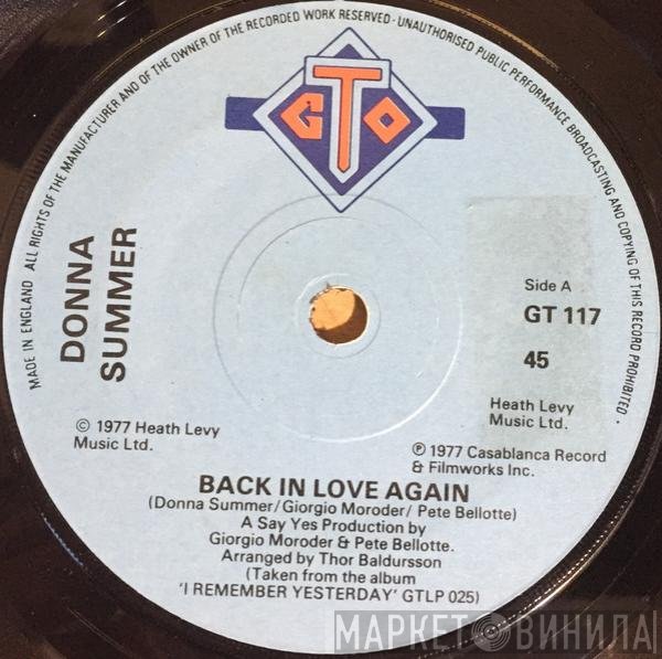 Donna Summer  - Back In Love Again