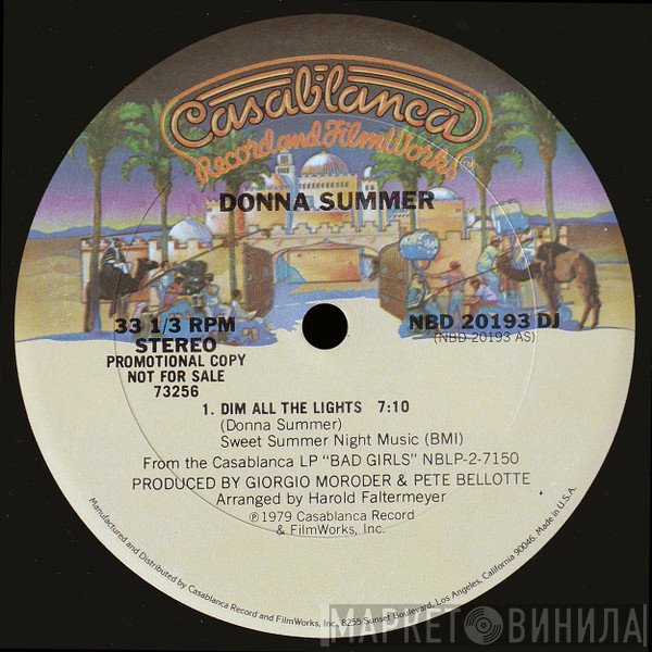 Donna Summer - Dim All The Lights