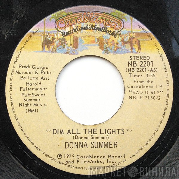 Donna Summer - Dim All The Lights