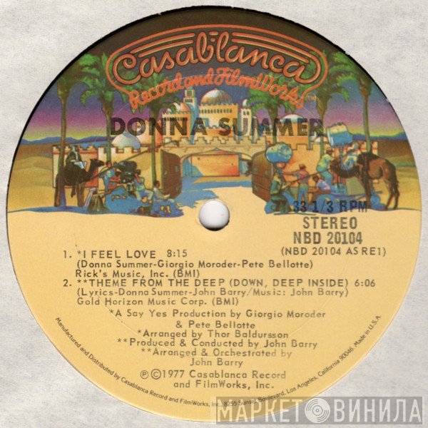 Donna Summer - I Feel Love / Theme From The Deep (Down, Deep Inside)