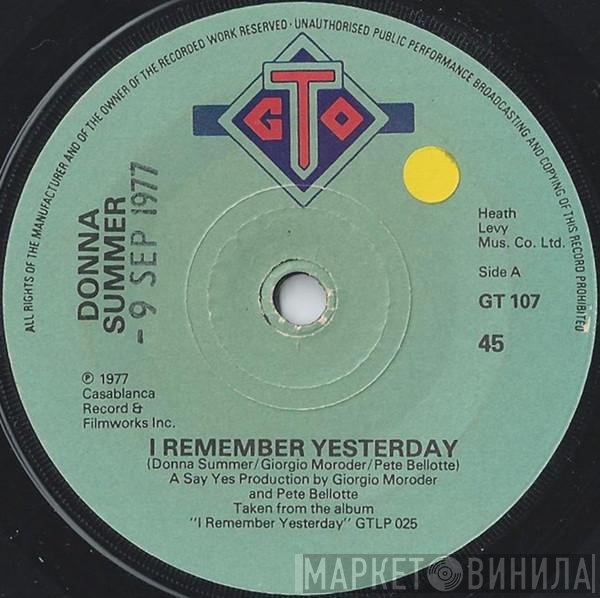 Donna Summer - I Remember Yesterday