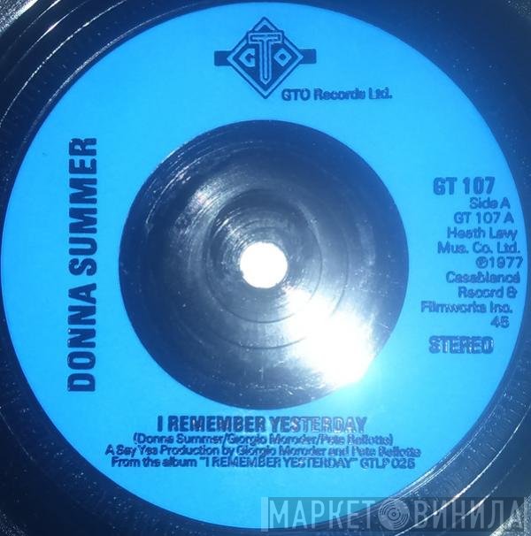 Donna Summer - I Remember Yesterday