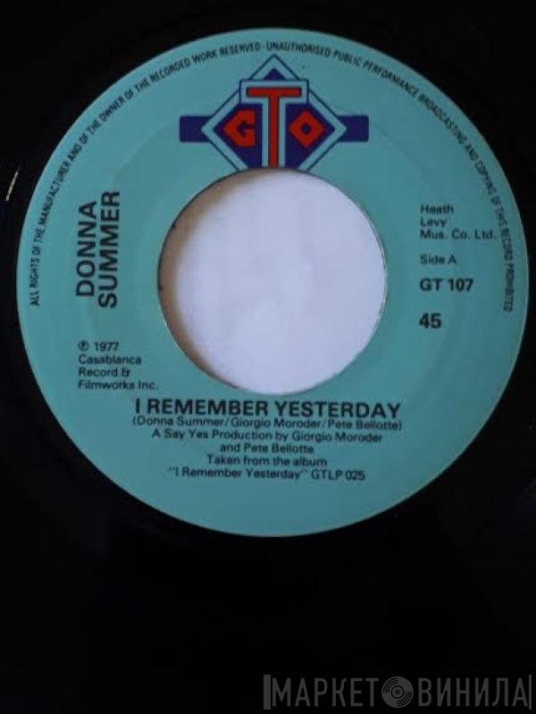 Donna Summer - I Remember Yesterday