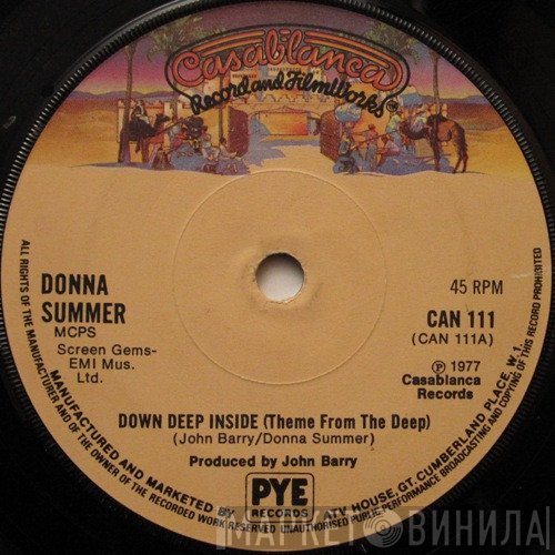 Donna Summer, John Barry - Down Deep Inside (Theme From The Deep)
