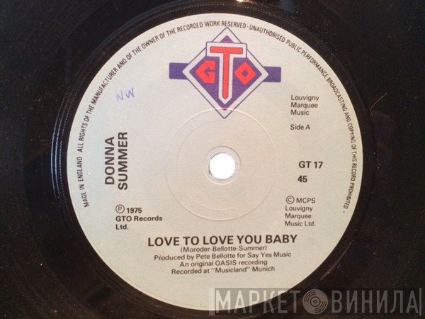 Donna Summer - Love To Love You Baby