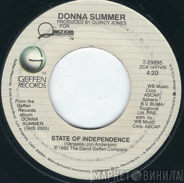 Donna Summer - State Of Independence