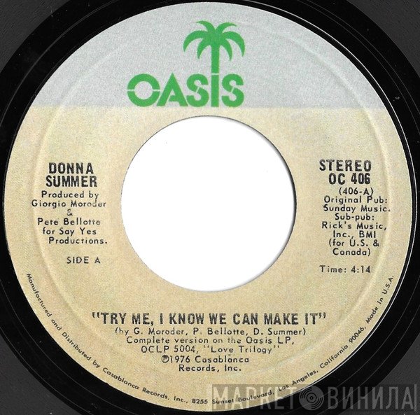 Donna Summer - Try Me, I Know We Can Make It