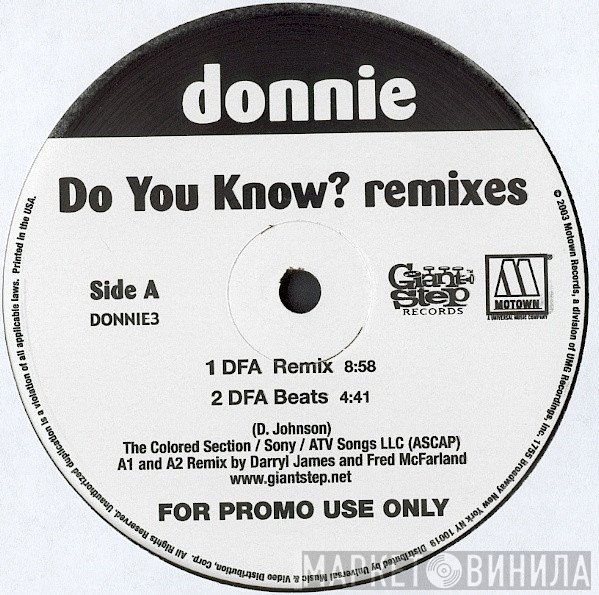 Donnie - Do You Know? (Remixes)