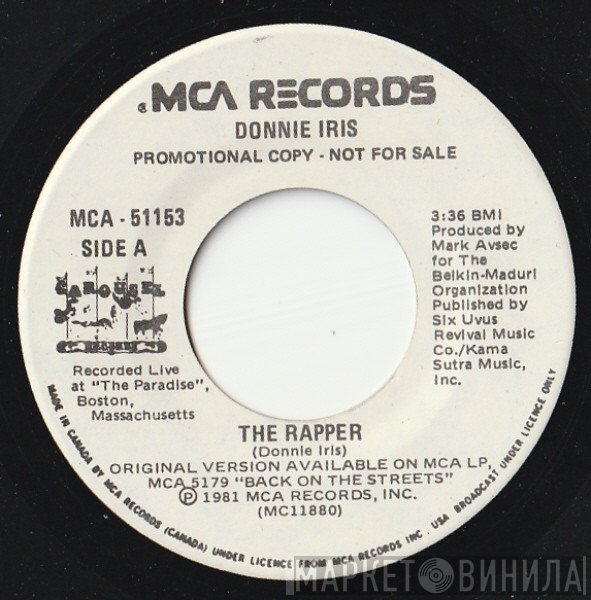 Donnie Iris  - The Rapper