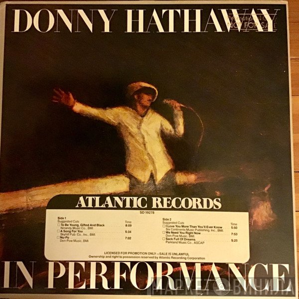 Donny Hathaway  - In Performance