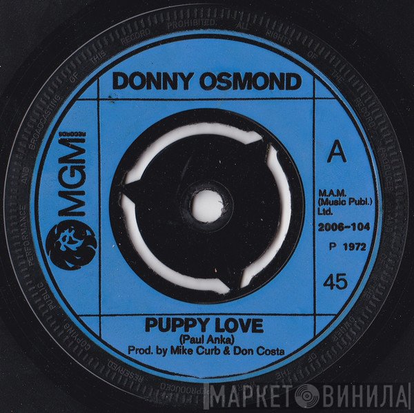 Donny Osmond - Puppy Love