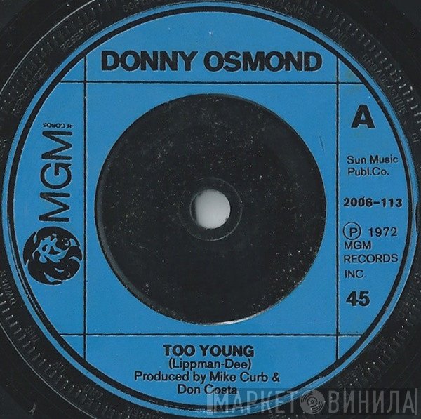 Donny Osmond - Too Young