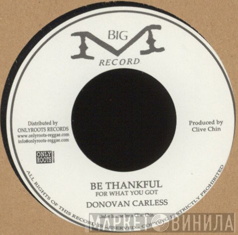 Donovan Carless - Be Thankful