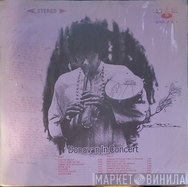 Donovan  - Donovan In Concert