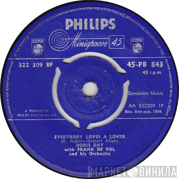 Doris Day, Frank De Vol And His Orchestra - Everybody Loves A Lover