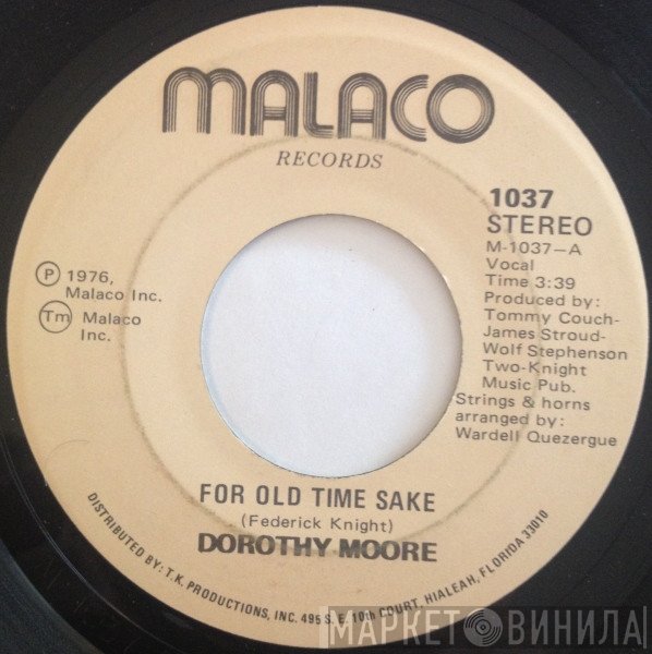 Dorothy Moore - For Old Time Sake