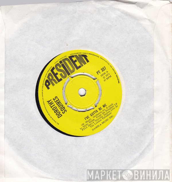 Dorothy Squires - I've Gotta Be Me