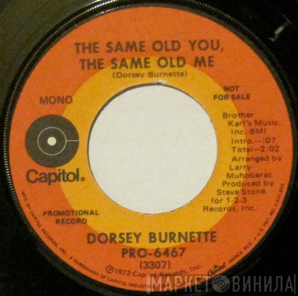 Dorsey Burnette  - In The Spring