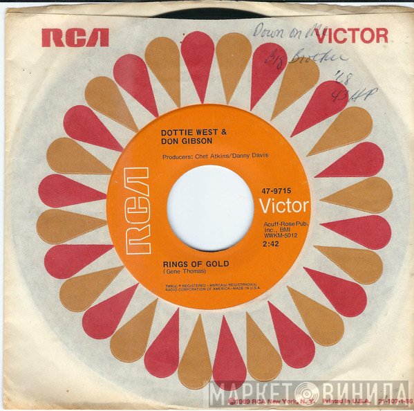 Dottie West & Don Gibson  - Rings Of Gold