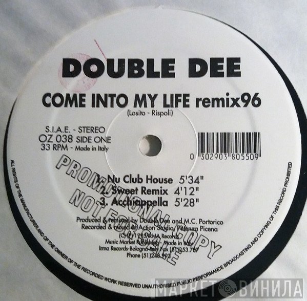 Double Dee - Come Into My Life Remix96