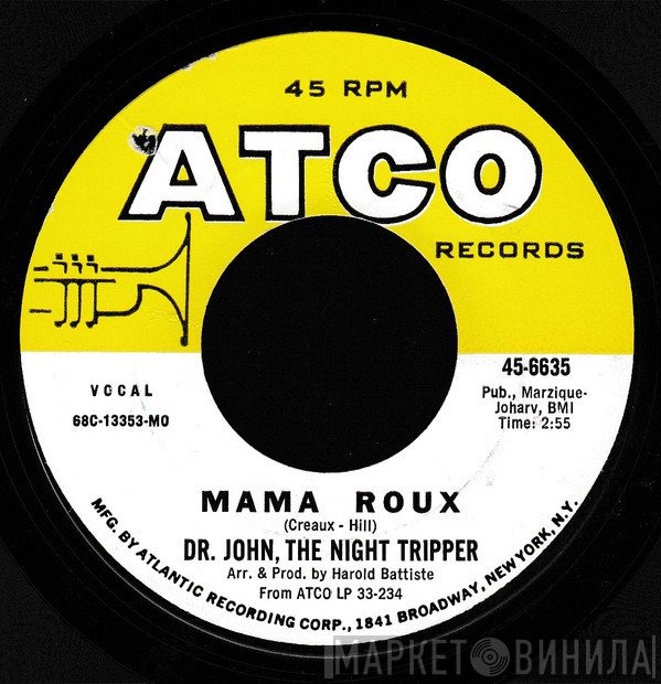 Dr. John  - Mama Roux / Jump Sturdy