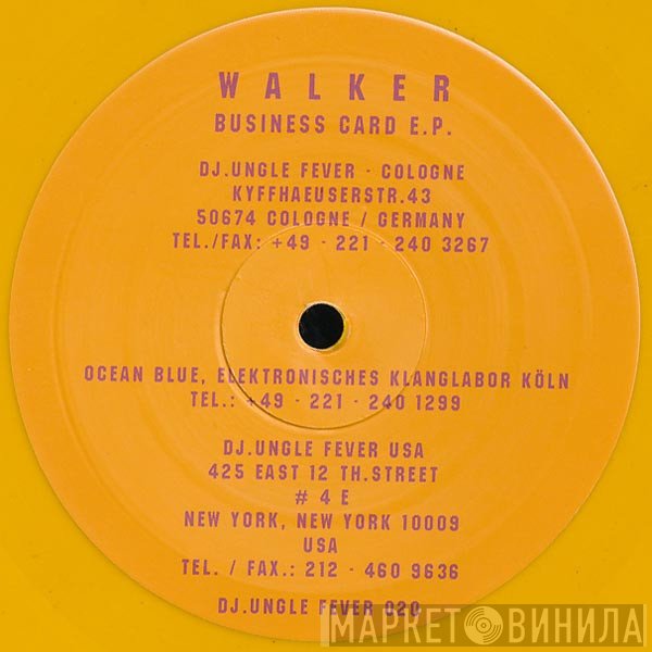 Dr. Walker  - Business Card E.P.